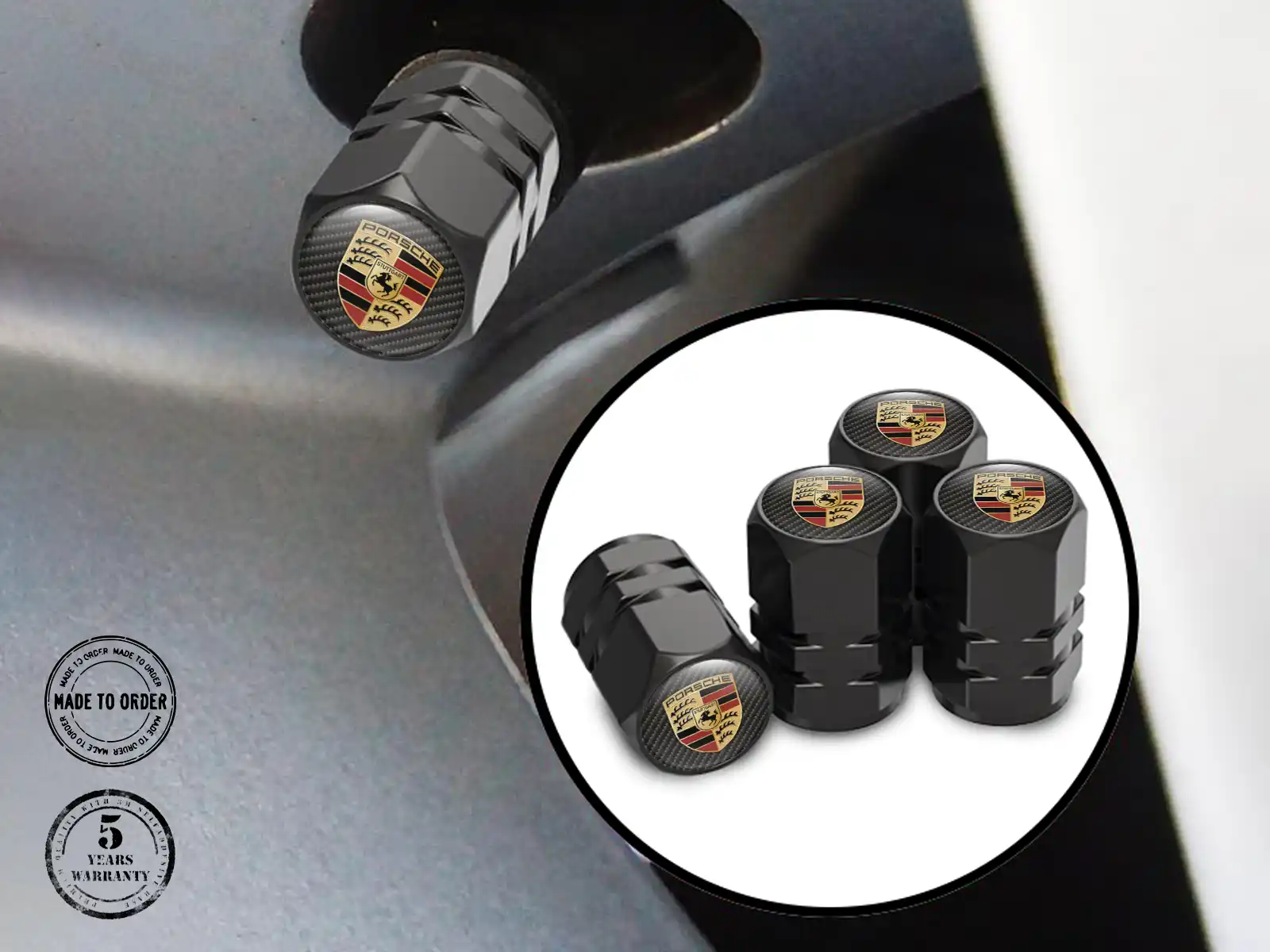Porsche Protections Valve Roues Camion Universel